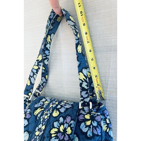 Vera Bradley Indigo Pop Quilted Shoulder Tote Bag – Retired Pattern - Picture 7 of 16